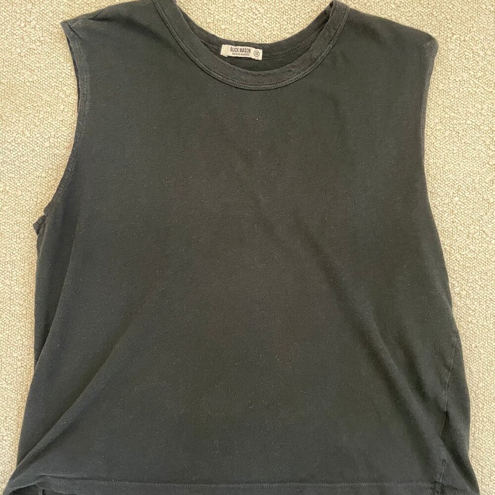 Buck Mason Muscle Tee in Slate Grey